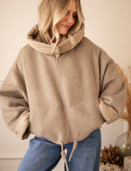 Mara Mood Mix Taupe - Jacket - ellemilla
