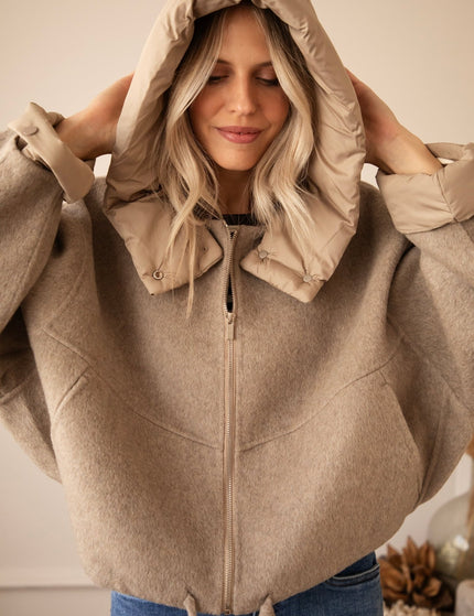 Mara Mood Mix Taupe - Jacket - ellemilla