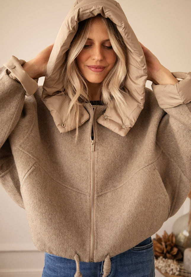 Mara Mood Mix Taupe - Jacket - ellemilla