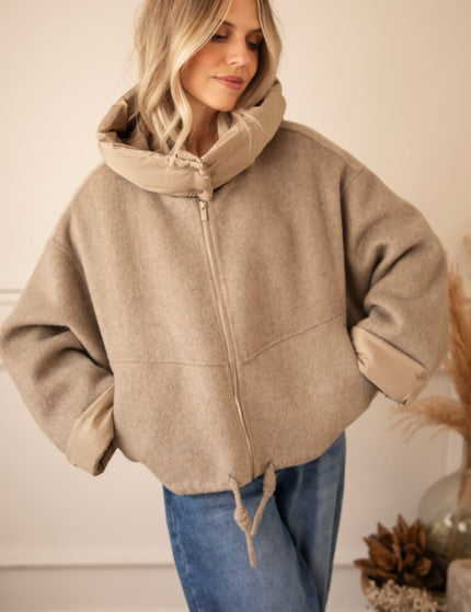 Mara Mood Mix Taupe - Jacket - ellemilla
