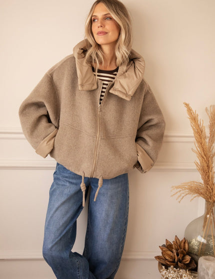 Mara Mood Mix Taupe - Jacket - ellemilla
