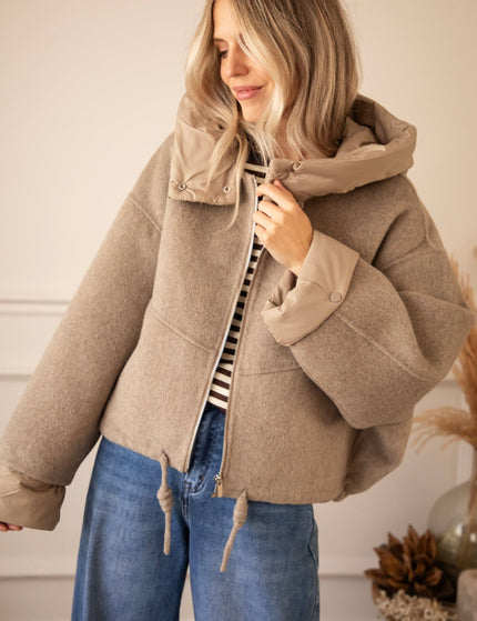 Mara Mood Mix Taupe - Jacket - ellemilla