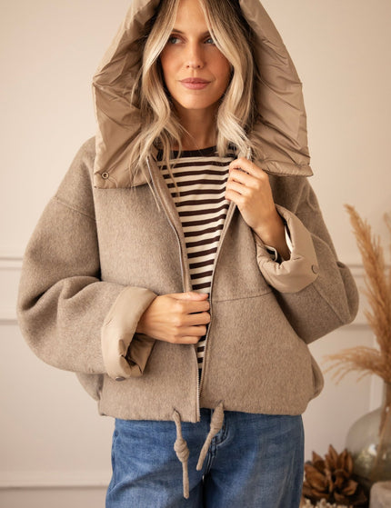 Mara Mood Mix Taupe - Jacket - ellemilla