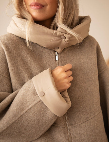 Mara Mood Mix Taupe - Jacket - ellemilla