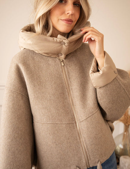 Mara Mood Mix Taupe - Jacket - ellemilla