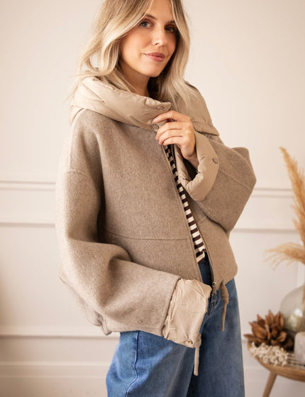 Mara Mood Mix Taupe - Jacket - ellemilla