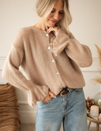 Marlène Peanut - Vest - ellemilla