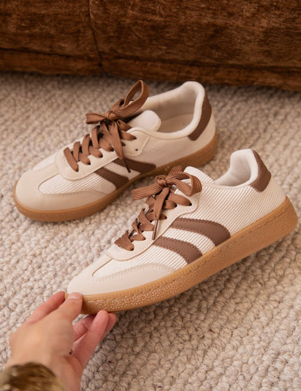 Marlow Beige/Brown - Sneakers - ellemilla