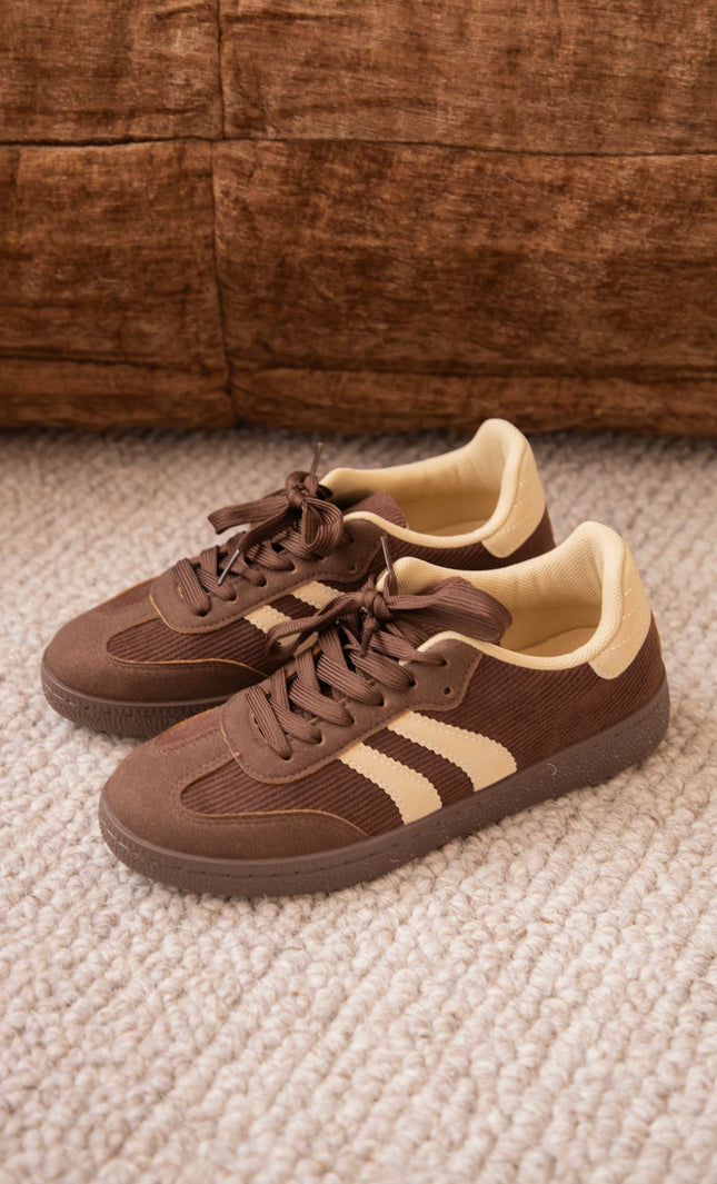 Marlow Brown/Beige - Sneakers - ellemilla