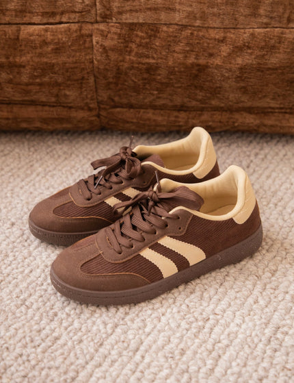 Marlow Brown/Beige - Sneakers - ellemilla