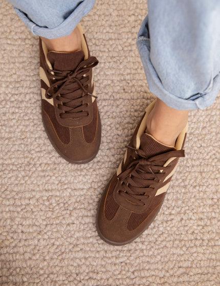 Marlow Brown/Beige - Sneakers - ellemilla