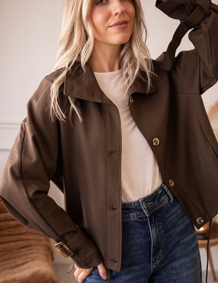 Marlowe Dark Walnut - Jacket - ellemilla