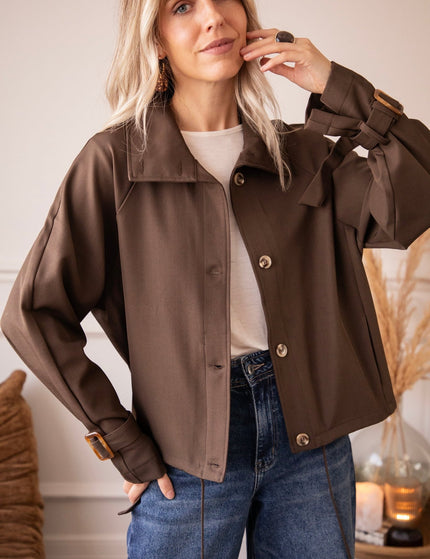 Marlowe Dark Walnut - Jacket - ellemilla