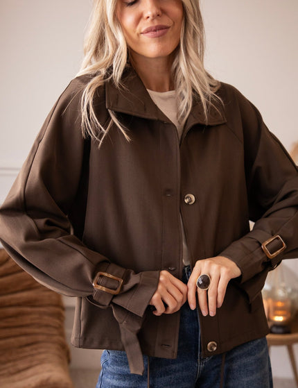 Marlowe Dark Walnut - Jacket - ellemilla