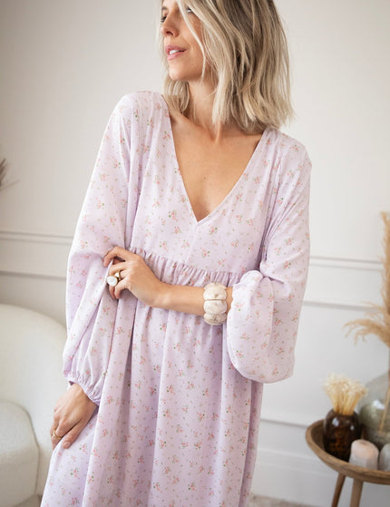 Maud Fleur Lila - Maxi Jurk - ellemilla
