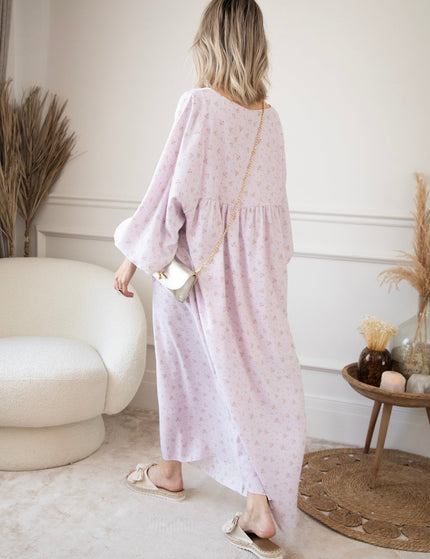 Maud Fleur Lila - Maxi Jurk - ellemilla