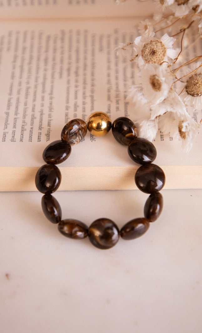 Melted Marble Mocha - Armband - ellemilla