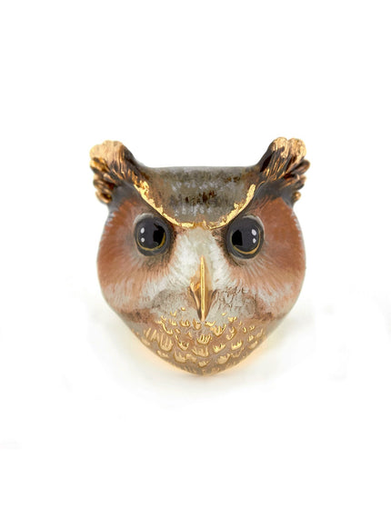 Merry Owl Brown - Ring - ellemilla