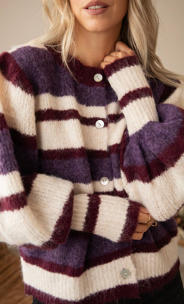 Millie Mix Mulberry/Mauve - Vest - ellemilla