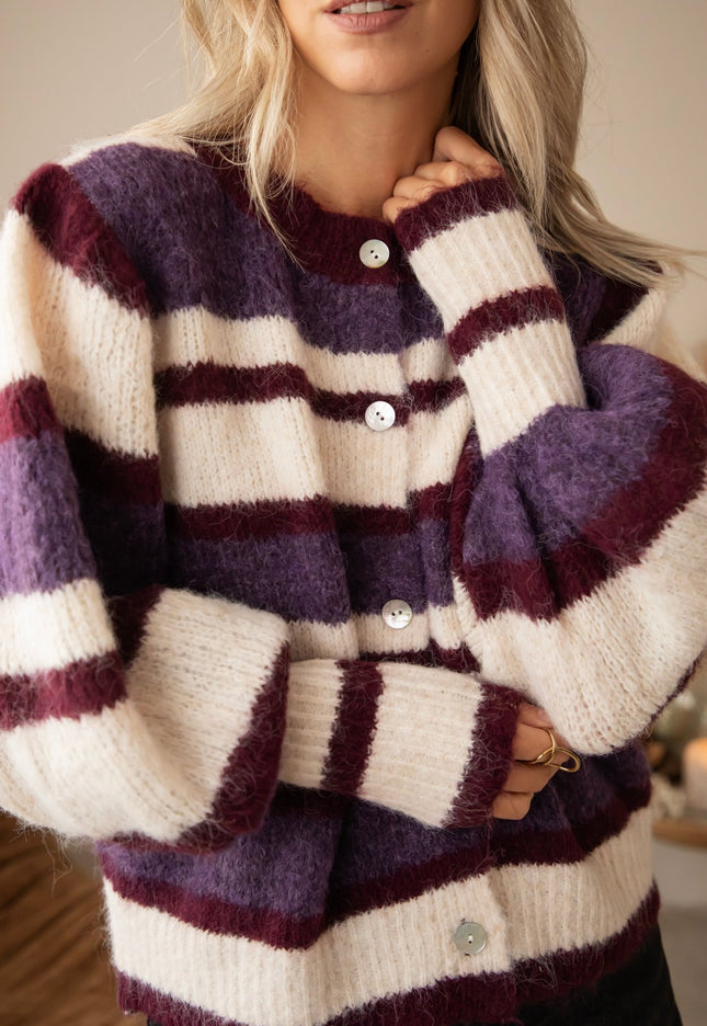 Millie Mix Mulberry/Mauve - Vest - ellemilla