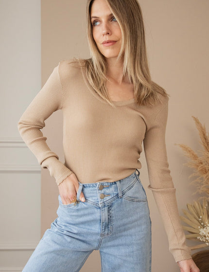 Mira Dark Taupe - Longsleeve - ellemilla