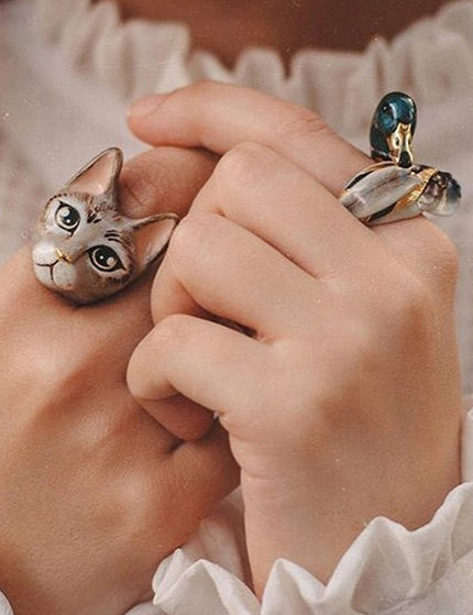Mok Cat Brown - Ring - ellemilla