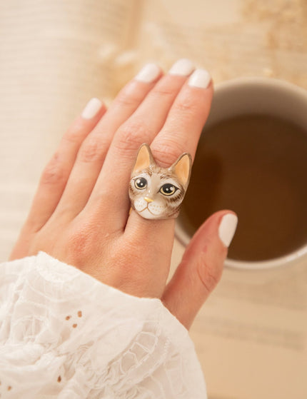 Mok Cat Brown - Ring - ellemilla