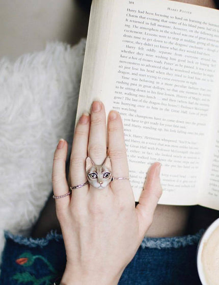 Mok Cat Brown - Ring - ellemilla