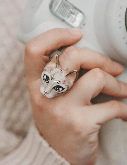 Mok Cat Brown - Ring - ellemilla