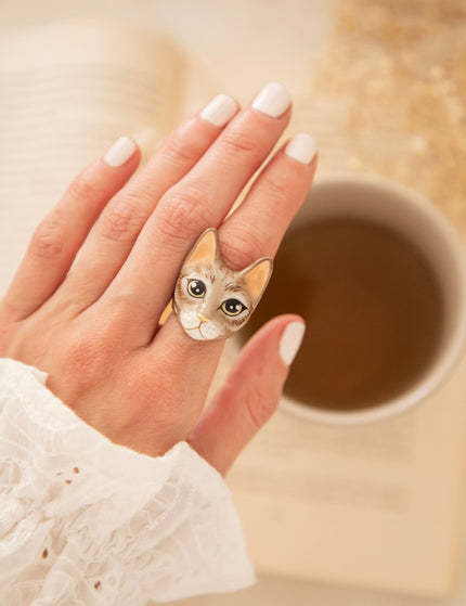 Mok Cat Brown - Ring - ellemilla