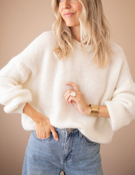 Myla Beige - Trui - ellemilla