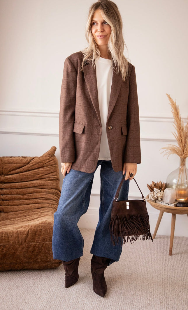 Nevermore Brown - Blazer - ellemilla