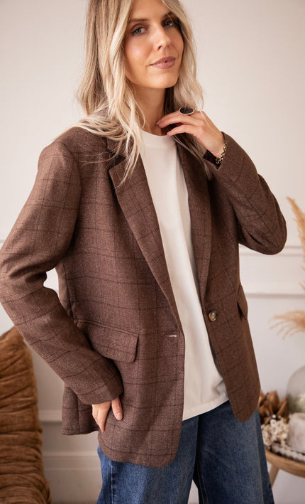 Nevermore Brown - Blazer - ellemilla