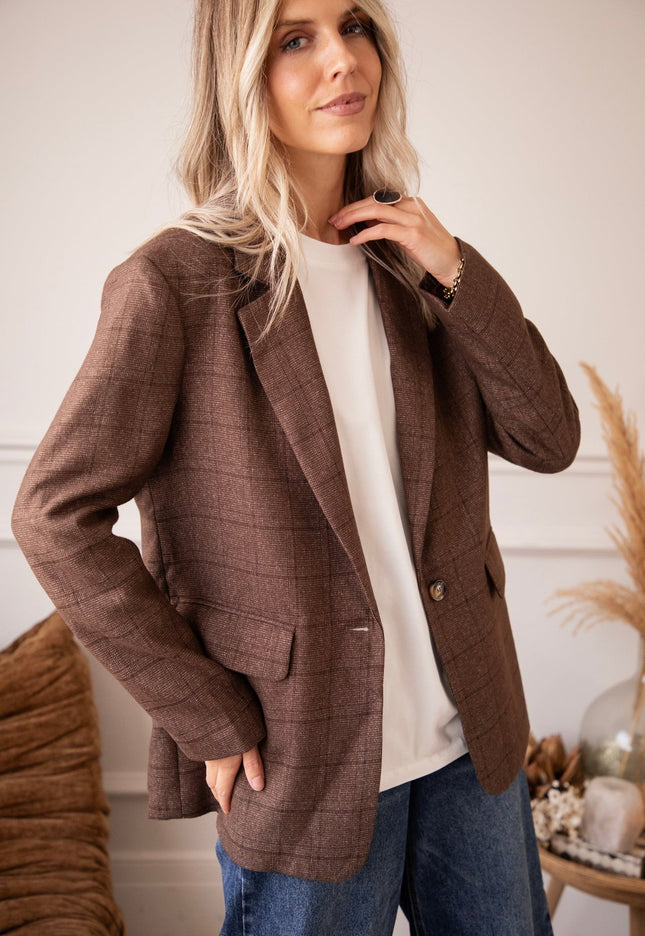 Nevermore Brown - Blazer - ellemilla