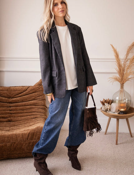 Nevermore Dark Grey - Blazer - ellemilla