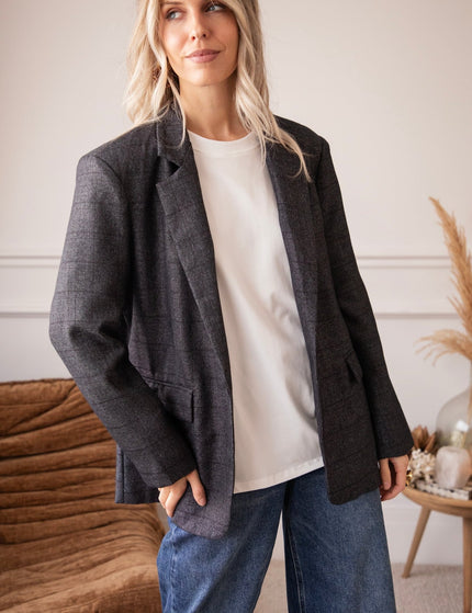 Nevermore Dark Grey - Blazer - ellemilla