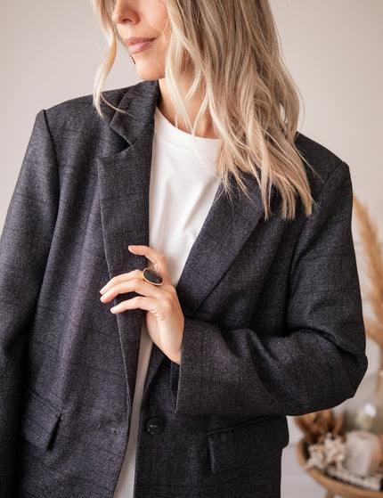 Nevermore Dark Grey - Blazer - ellemilla