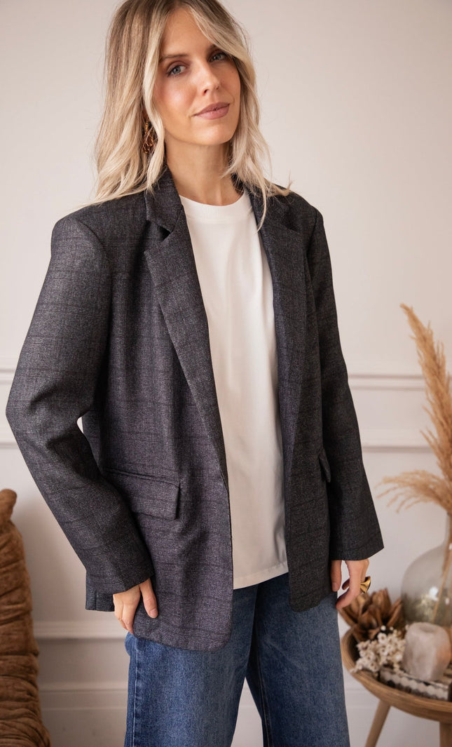 Nevermore Dark Grey - Blazer - ellemilla