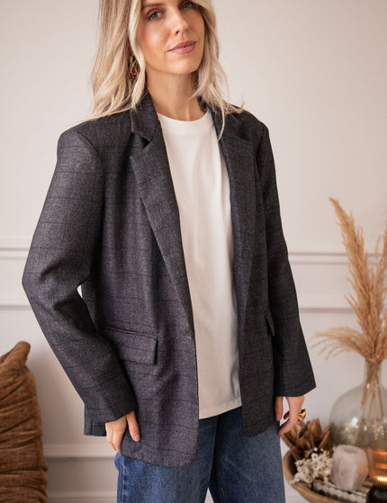 Nevermore Dark Grey - Blazer - ellemilla