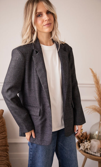 Nevermore Dark Grey - Blazer - ellemilla