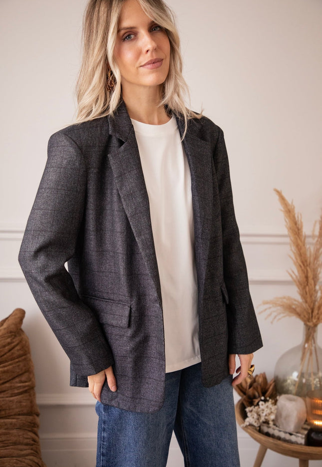 Nevermore Dark Grey - Blazer - ellemilla