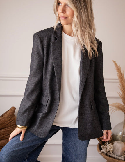 Nevermore Dark Grey - Blazer - ellemilla