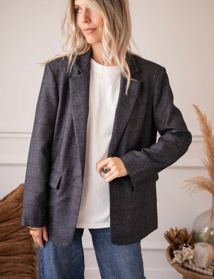 Nevermore Dark Grey - Blazer - ellemilla