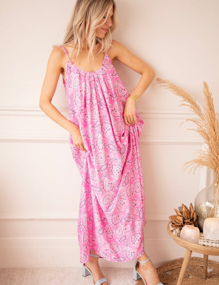 Paisley Paradise Sweet Pink - Jurk - ellemilla