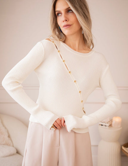 Palm Avenue Beige - Longsleeve - ellemilla