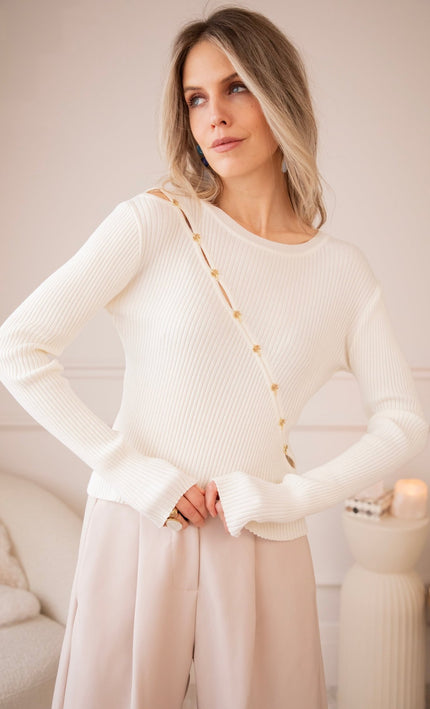 Palm Avenue Beige - Longsleeve - ellemilla