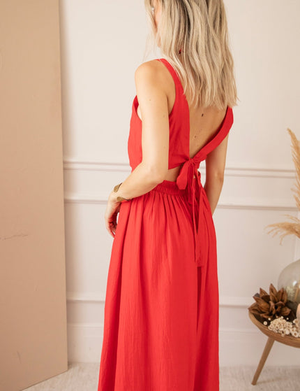 Paloma Red - Maxi Jurk - ellemilla