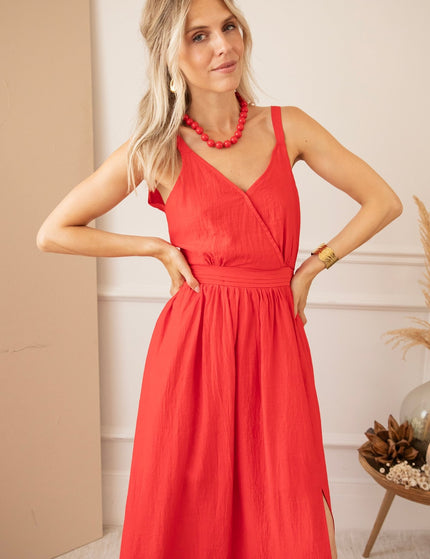 Paloma Red - Maxi Jurk - ellemilla