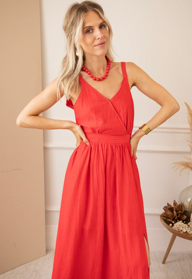 Paloma Red - Maxi Jurk - ellemilla