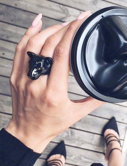 Panther Black - Ring - ellemilla